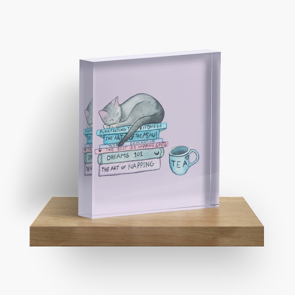 The Art of the Miau Acrylic Block