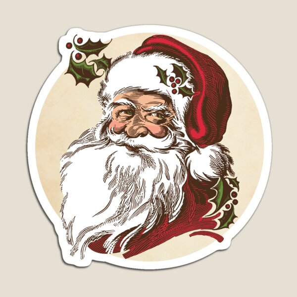 Vintage Santa Magnet