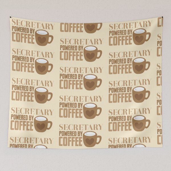 Item preview, secretary powered by coffee designed and sold by jazzydevil.