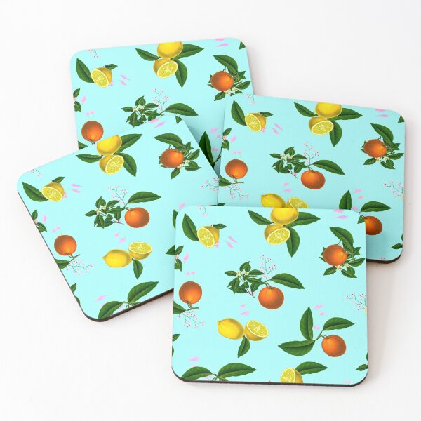 Item preview, Lemons,oranges summer pattern designed and sold by MariaMarinova.