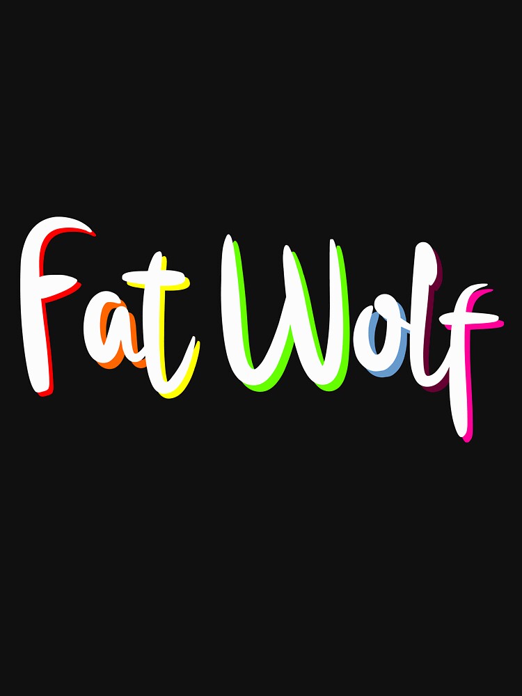 Fat Wolf Rainbow by danbadgeruk