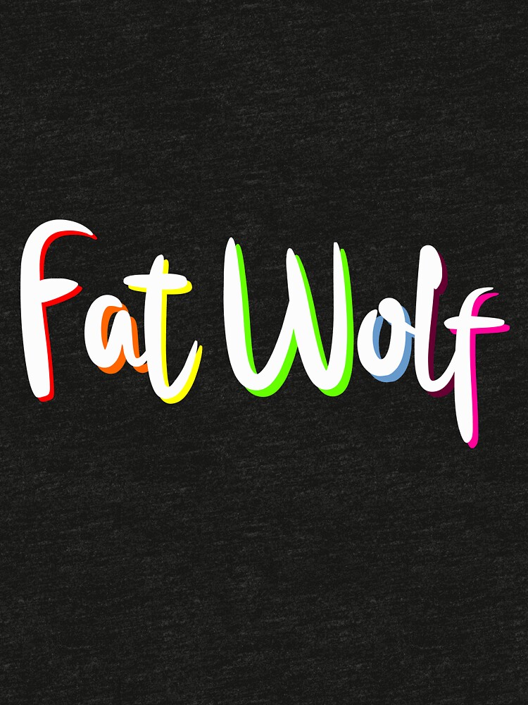 Fat Wolf Rainbow by danbadgeruk