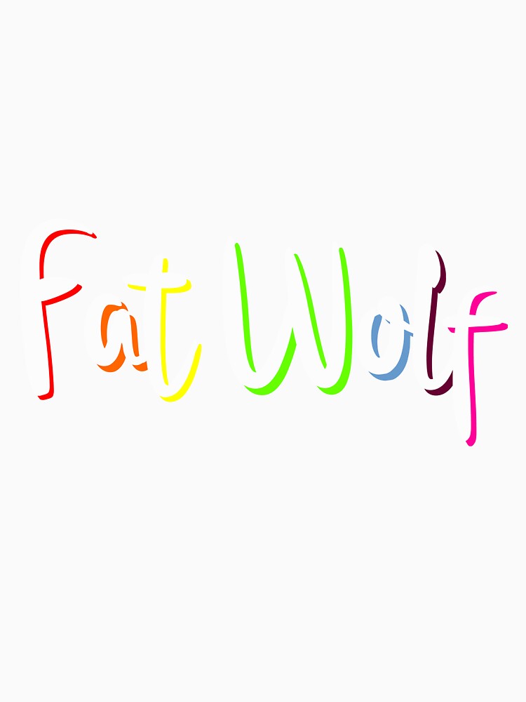 Fat Wolf Rainbow by danbadgeruk