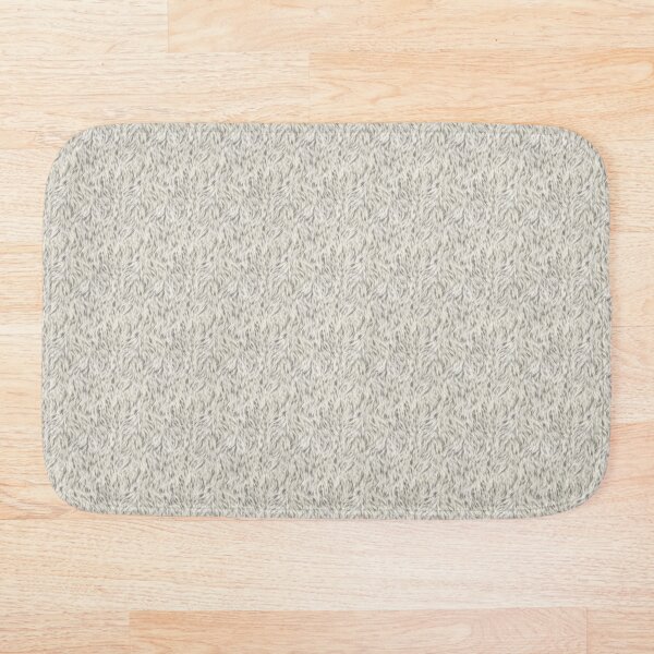 "White Fur" Bath Mat for Sale by implexity Redbubble