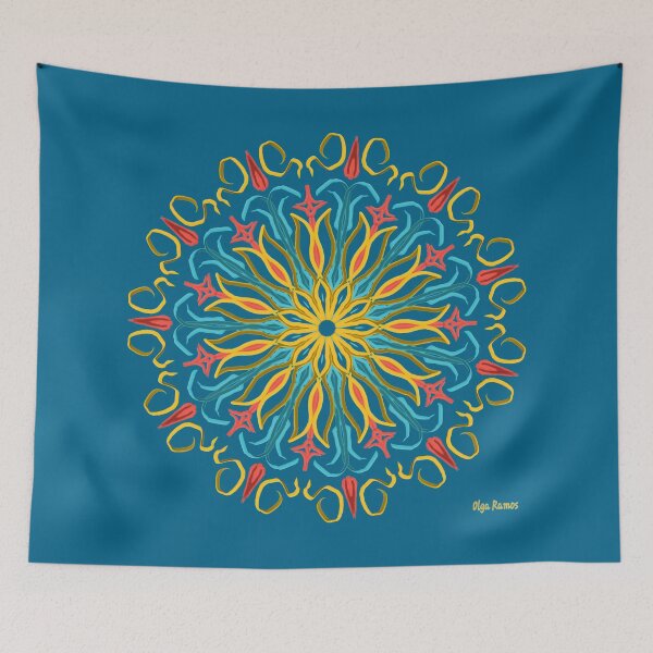 Item preview, Caracas 452 (Sea blue) designed and sold by olgaramos.