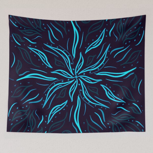 Item preview, Blue Flower Spiral designed and sold by roseglasses.