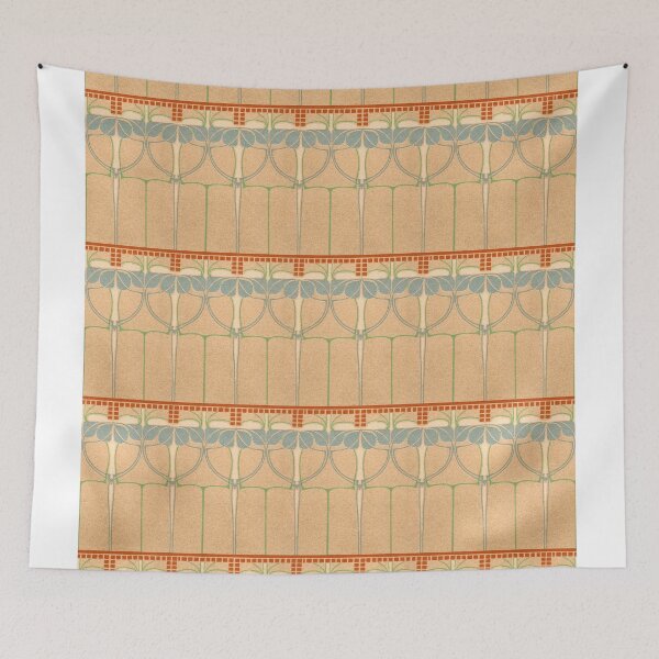 Item preview, Art Nouveau tiled decoration #1 Emil Hochdanz designed and sold by Hedrin.