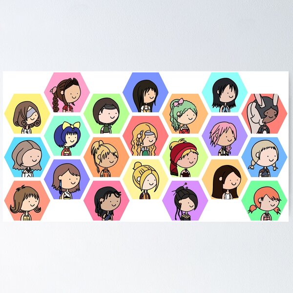 Item preview, Ladies of Final Fantasy designed and sold by HatsOnlyLink.