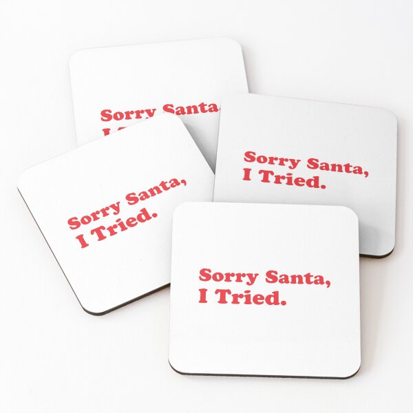 Item preview, Sorry Santa, I tried! designed and sold by jazzydevil.