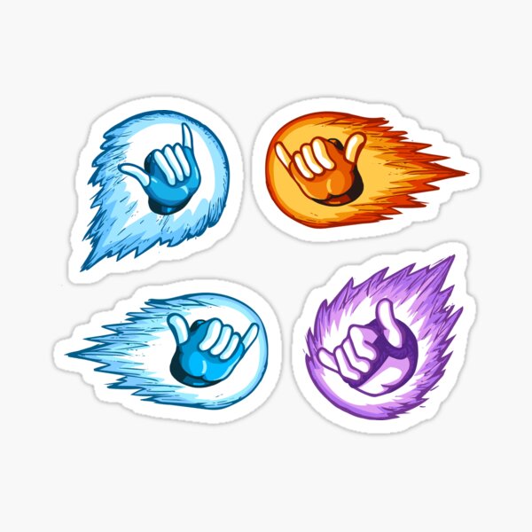 Shakadouken Set Sticker