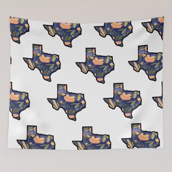 Item preview, Blue Texas White Background designed and sold by Hollee Becerra.