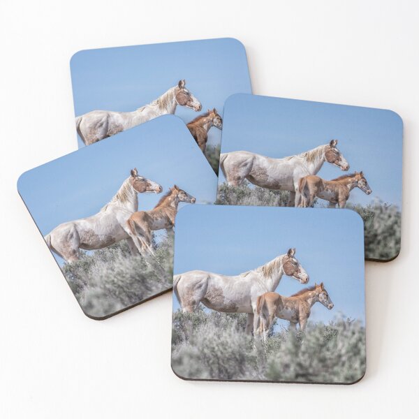 Item preview, Mom and Foal on the Hill - South Steens Mustangs designed and sold by Belinda Greb Photography.