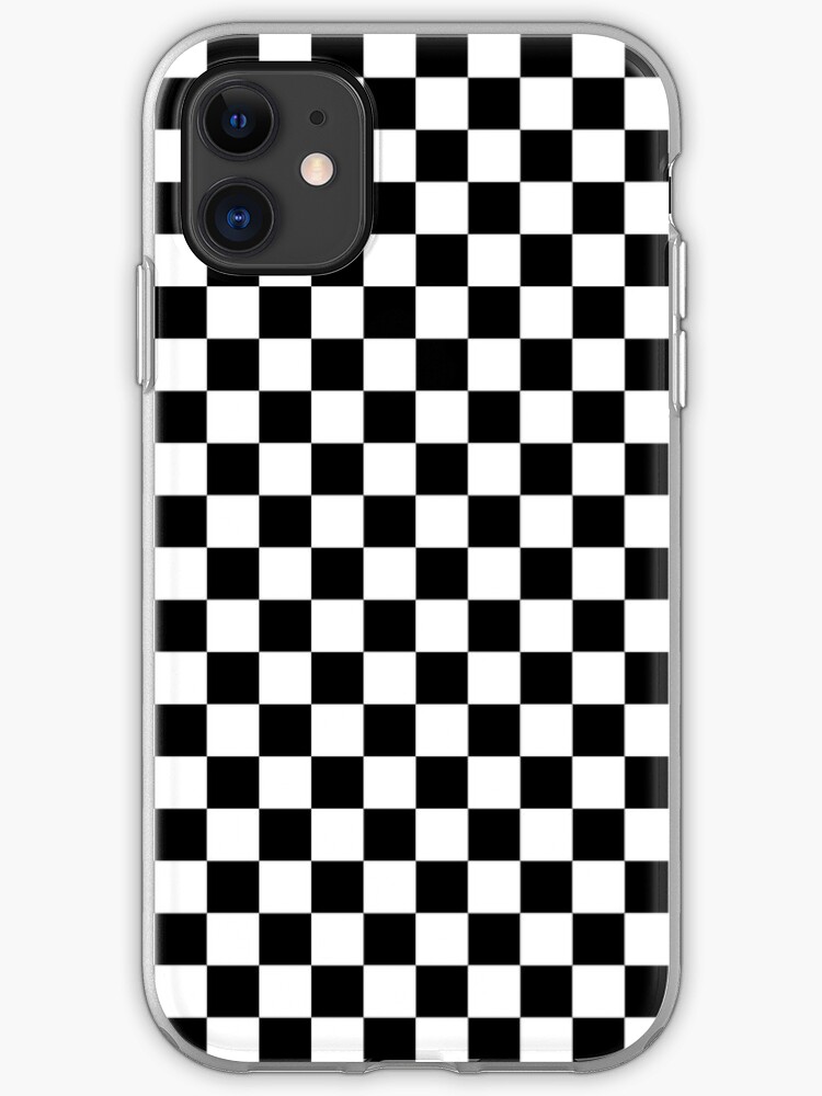 black checkerboard