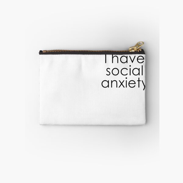 Item preview, Modest "I have social anxiety" Lettering designed and sold by Dator.