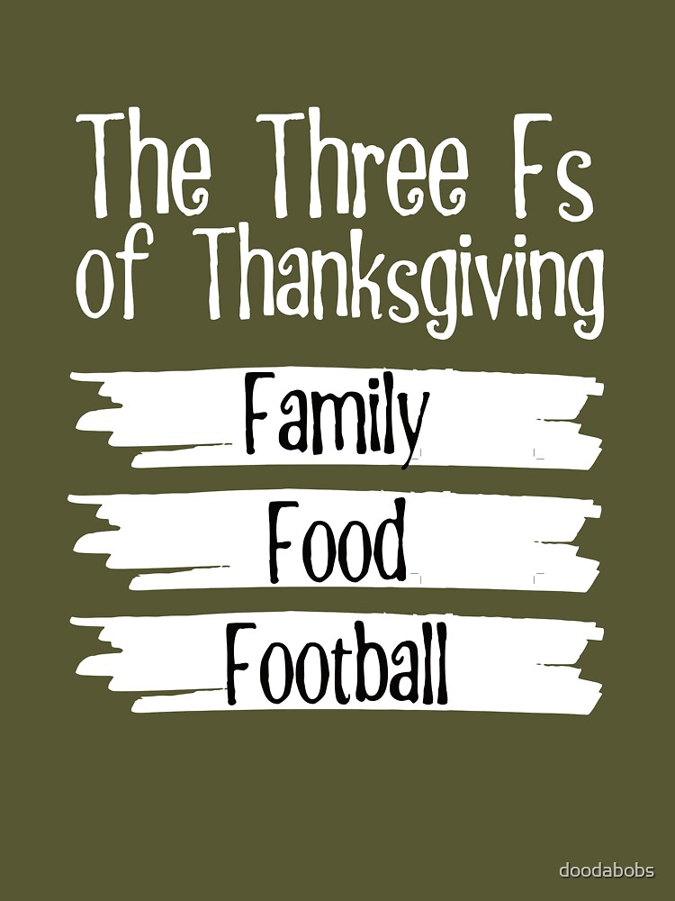 Thanksgiving's Three Fs: Family, Food, and Football - Dear Sports Fan