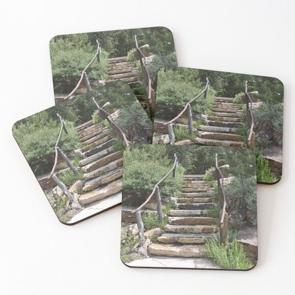 Item preview, Stone Stairs in a Rock Garden designed and sold by Kathleen Brant.
