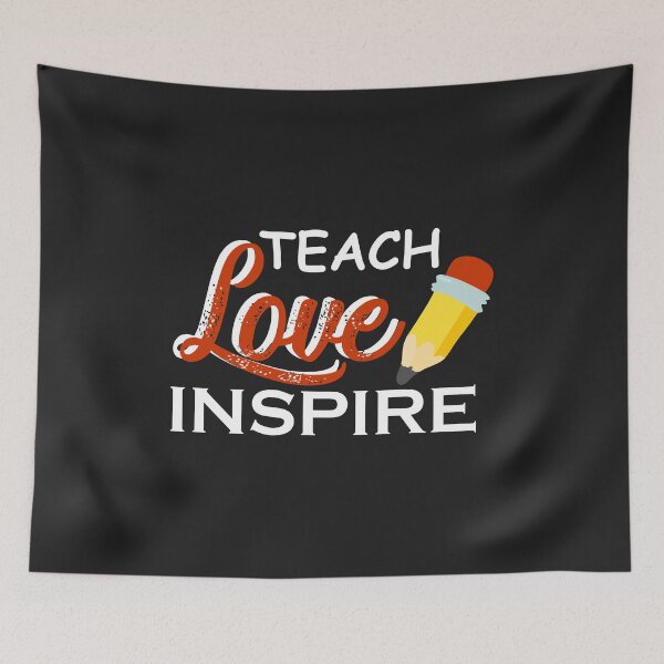 Item preview, Teach Love Inspire Back to School First Day Teachers Cute designed and sold by hadleydesigns.