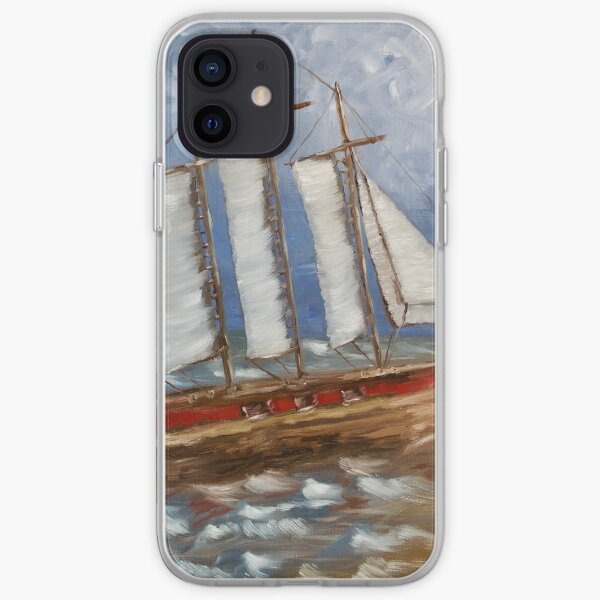 White Cap (oil on canvas) iPhone Soft Case