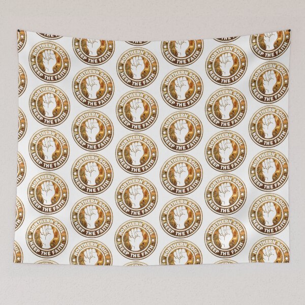 Item preview, Northern Soul Keep The Faith in Gold designed and sold by fatbanana.