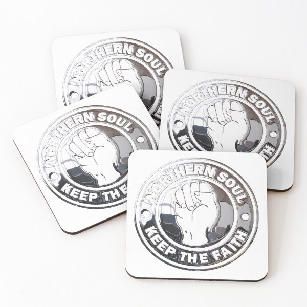 Item preview,  Northern Soul Keep The Faith in chrome effect. designed and sold by fatbanana.