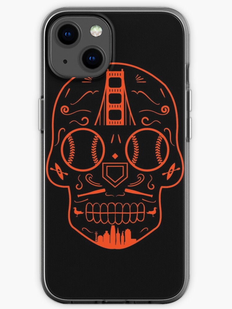 San Francisco Baseball Sugar Skull Samsung Galaxy Phone Case for