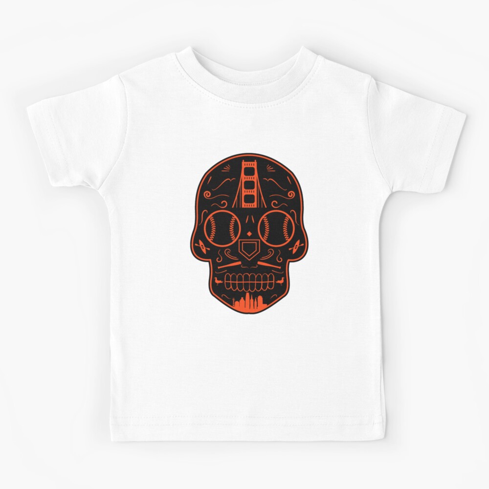 San Francisco Baseball Sugar Skull Kids T-Shirt for Sale by  StickyHenderson