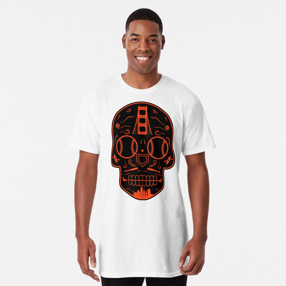 San Francisco Baseball Sugar Skull Essential T-Shirt for Sale by  StickyHenderson