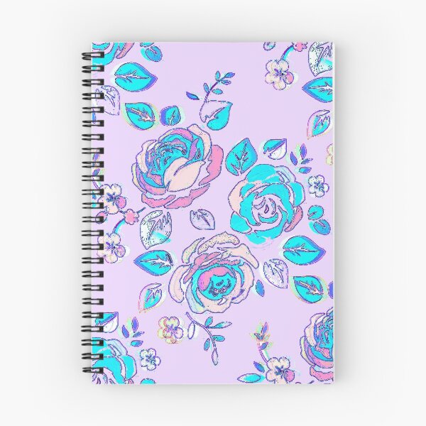 Item preview, Painted Roses Lilac Pink Blue designed and sold by PageDesigns.