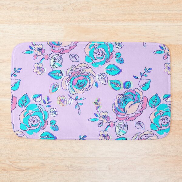 Item preview, Painted Roses Lilac Pink Blue designed and sold by PageDesigns.