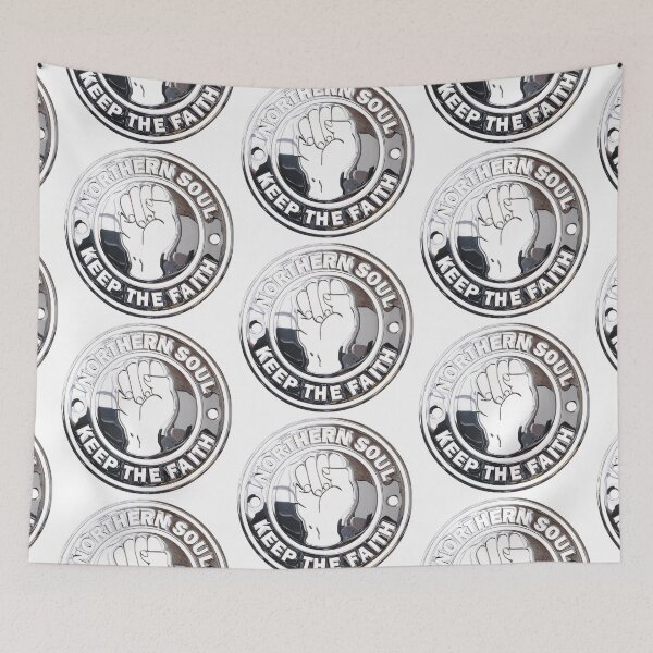 Item preview,  Northern Soul Keep The Faith in chrome effect. designed and sold by fatbanana.