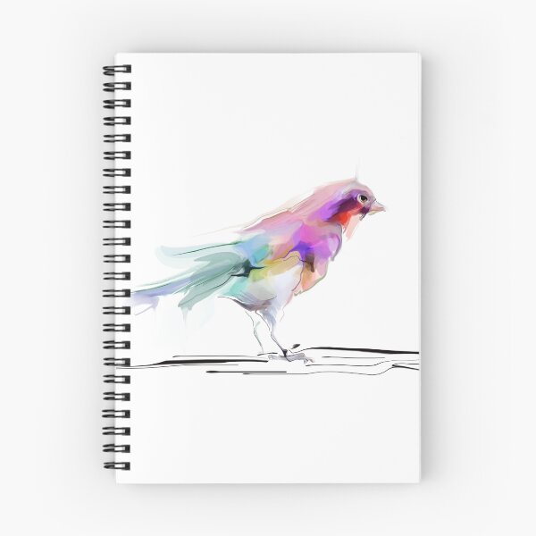 Item preview, Watercolor drawing of cute bird designed and sold by Teni.