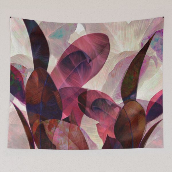 Item preview, Red leaves and violet blue shadow designed and sold by MarCanton.