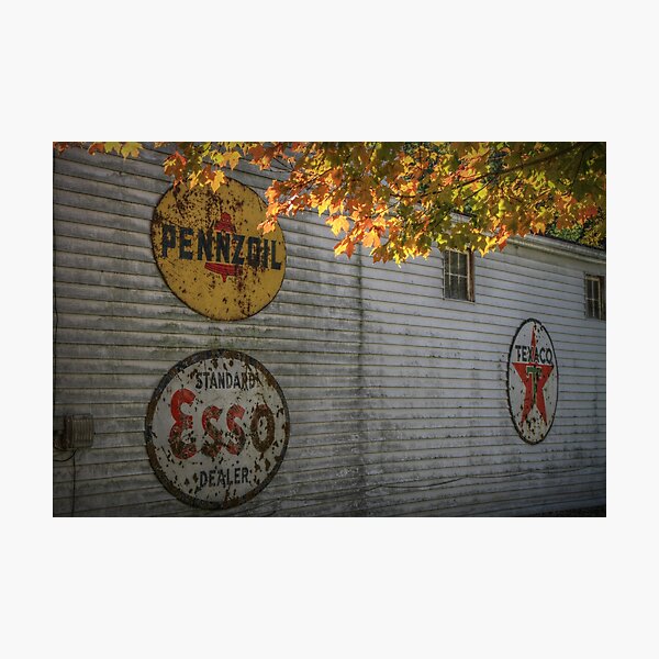 Vingtage Signs Photographic Print