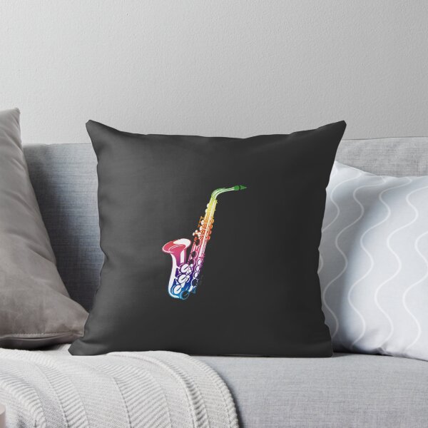 Item preview, saxophone doodle draw! rainbow- Modern abstract art - digital paint by Iona Art Digital designed and sold by IonaArtDigital.
