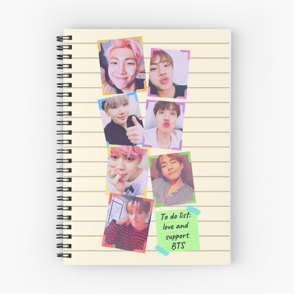 Item preview, BTS (all members) - To Do List: LOVE AND SUPPORT designed and sold by PaperMoonKPOP.