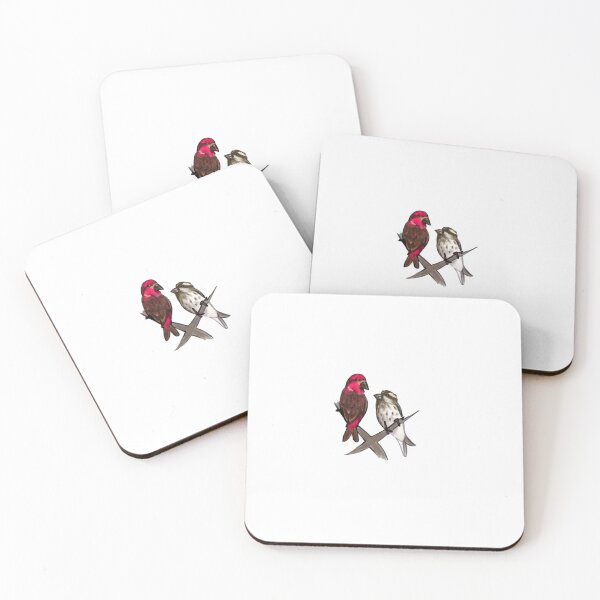 Item preview, Purple Finches designed and sold by Allison Campbell.