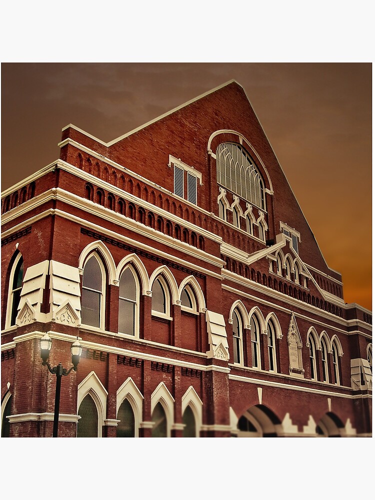 "Ryman Auditorium" Acrylic Block by danjnewsom | Redbubble