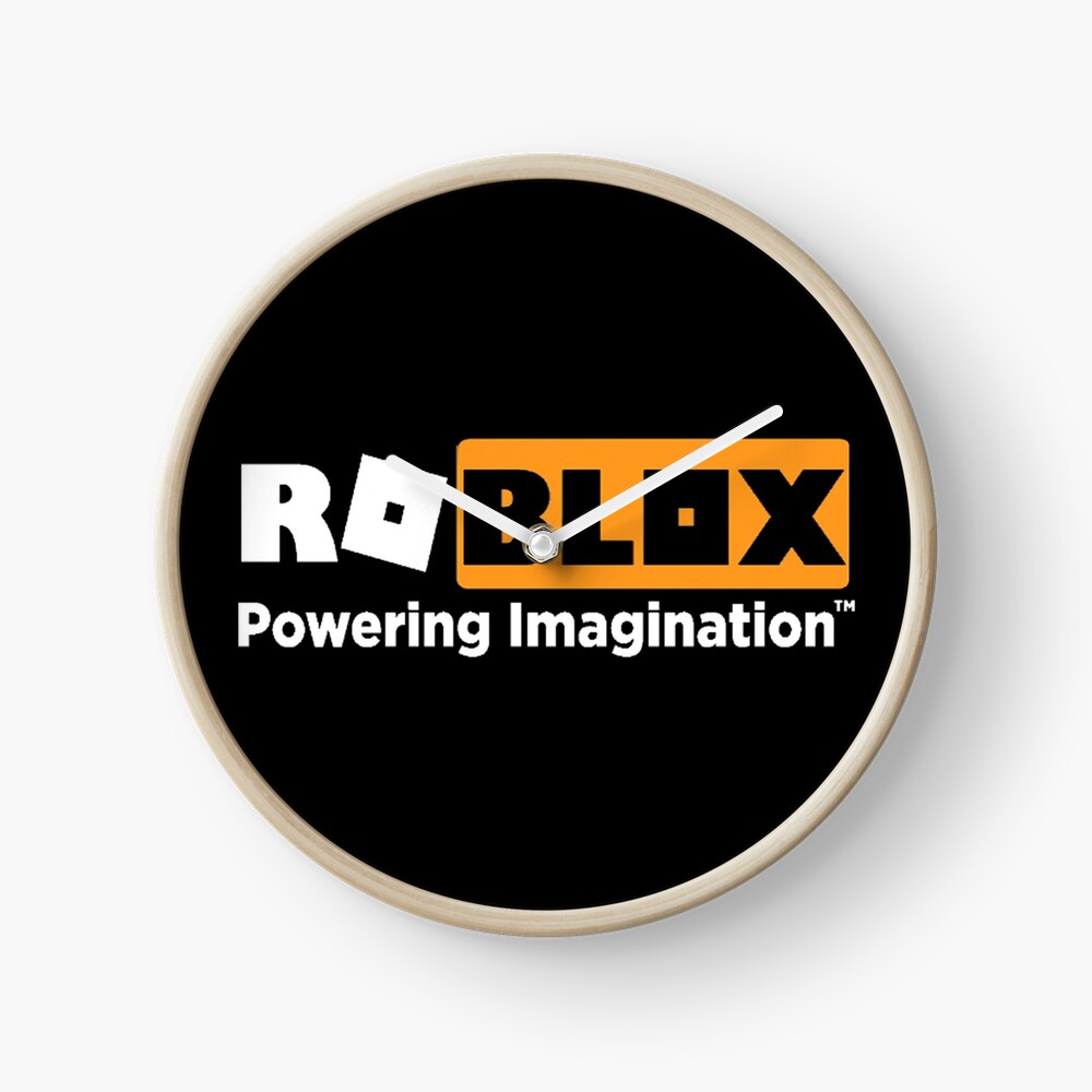 Roblox Logo Swap Meme Clock By Glyphz Redbubble - roblox clock logo