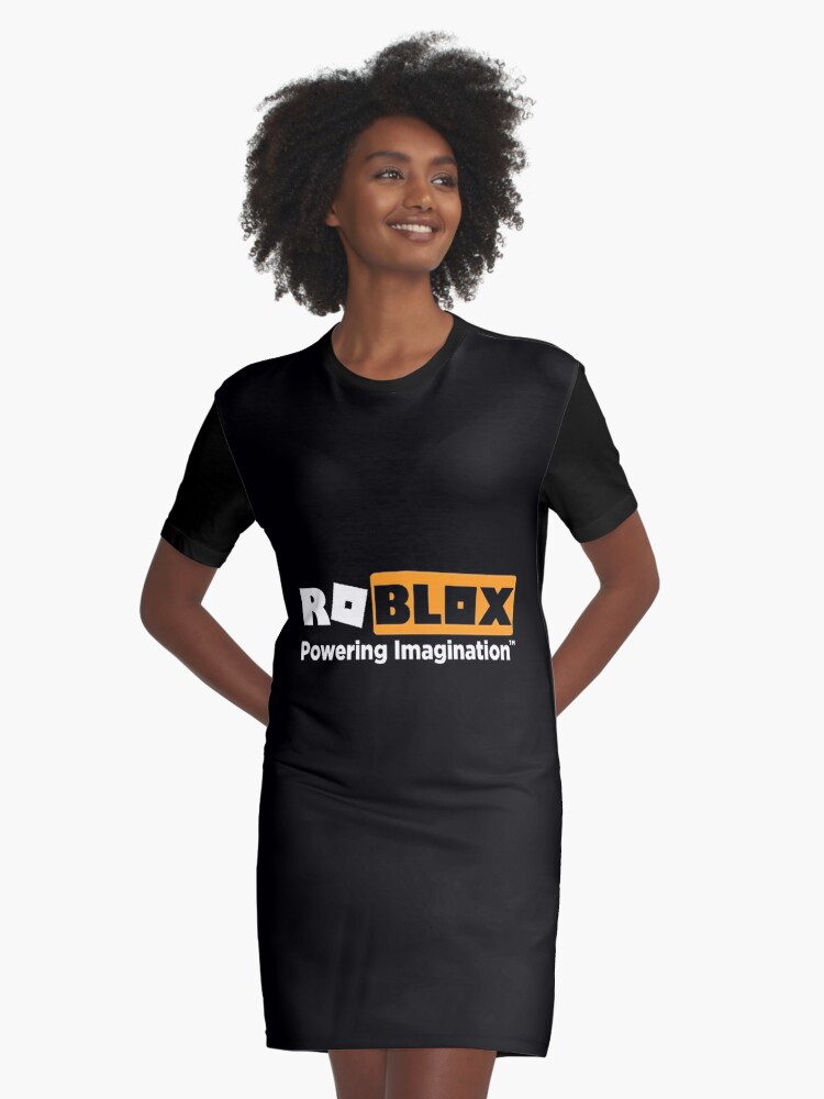 Roblox Black Shirt With Roblox Logo