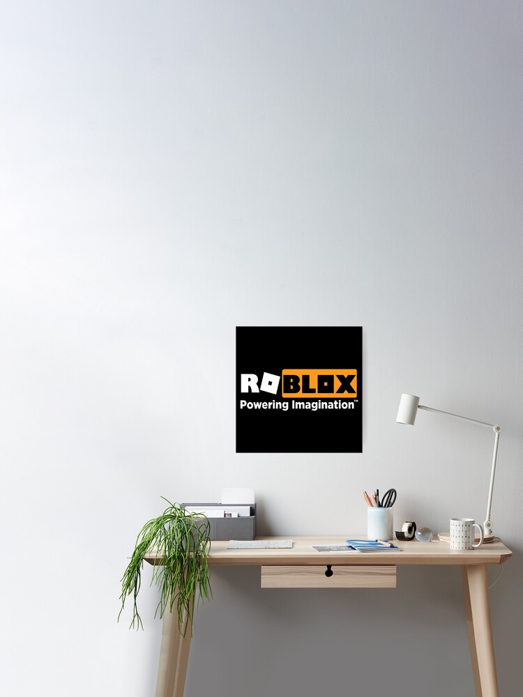 Roblox Logo Swap Meme Poster By Glyphz Redbubble - funny roblox food skins
