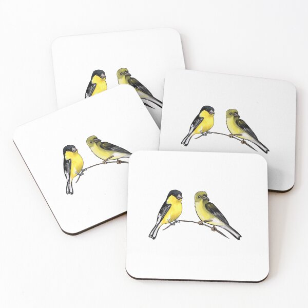 Item preview, Lesser Goldfinches designed and sold by Allison Campbell.