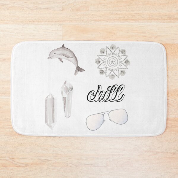 Item preview, Chill Summer Beach Sticker Pack in White designed and sold by The-Goods.