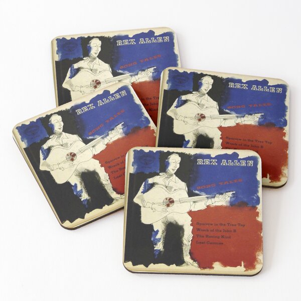 Item preview, Rex Allen, Song Tales, Folk, Country, hillbilly, guitar, hoot designed and sold by Vintaged.