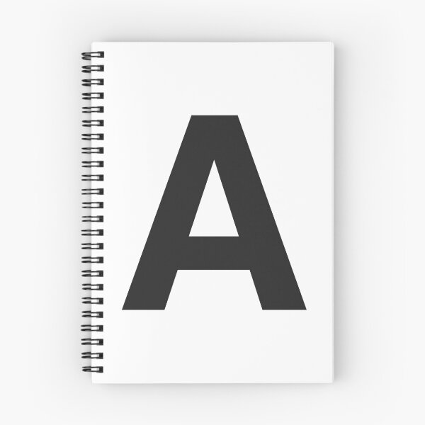 Item preview, Letter A Initial - Black Helvetica Monogram  designed and sold by synthesizer.