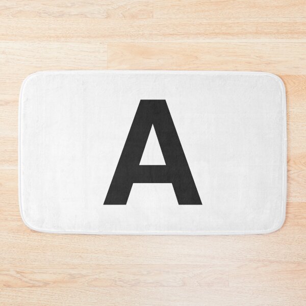 Item preview, Letter A Initial - Black Helvetica Monogram  designed and sold by synthesizer.