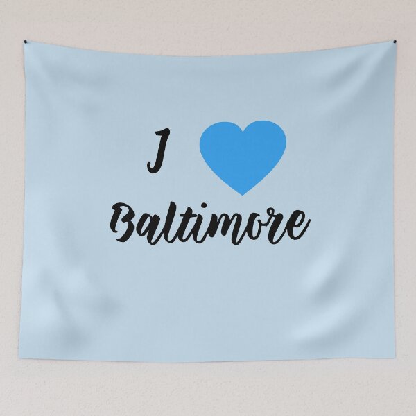 Item preview,  I Love Baltimore with Blue Heart designed and sold by Greenbaby.