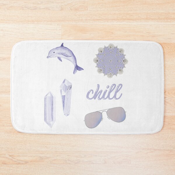 Item preview, Chill Summer Beach Sticker Pack in Light Purple Lilac designed and sold by The-Goods.