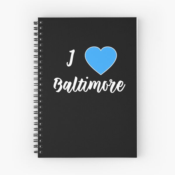 Artikelvorschau,  Ich liebe Baltimore mit blauem Herzen entworfen und verkauft von Greenbaby.