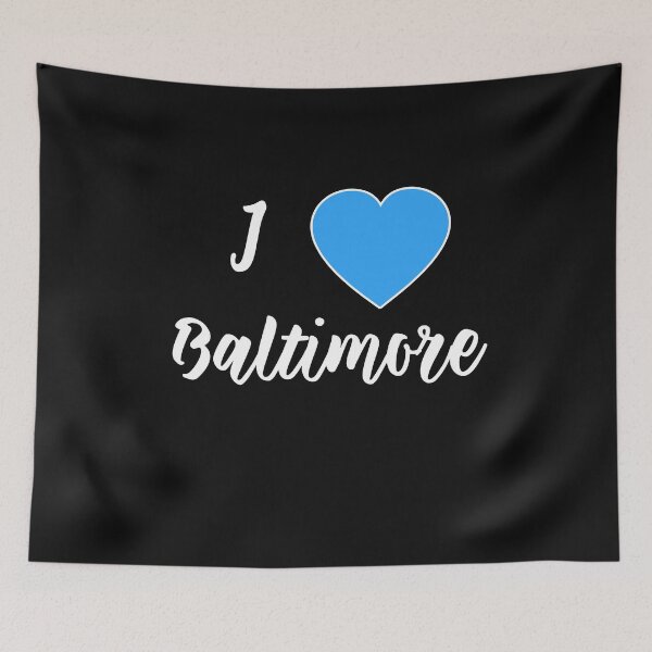 Item preview,  I Love Baltimore with Blue Heart designed and sold by Greenbaby.
