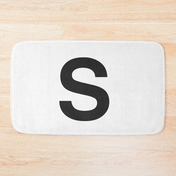 Item preview, Letter S Initial - Black Helvetica Monogram  designed and sold by synthesizer.